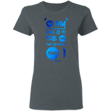 Bible Verses Ladies' 5.3 oz. T-Shirt - "Psalm 61:2" Design 9 - Meditate Healing Christian Store