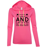Bible Verse Ladies' Long Sleeve T-Shirt Hoodie - "Psalm 119:105" Design 14 (Black Font) - Meditate Healing Christian Store