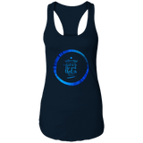 Bible Verses Ladies Ideal Racerback Tank - "Psalm 61:2" Design 15 - Meditate Healing Christian Store