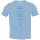 Bible Verse Toddler Jersey T-Shirt - "Psalms 61:2" Design 3 - Meditate Healing Christian Store