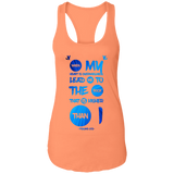 MeditateHealing.com | Bible Verses Ladies Ideal Racerback Tank