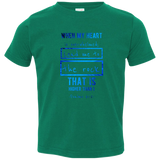 Bible Verse Toddler Jersey T-Shirt - "Psalms 61:2" Design 5 - Meditate Healing Christian Store