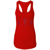 Bible Verses Ladies Ideal Racerback Tank - "Psalm 61:2" Design 10 - Meditate Healing Christian Store