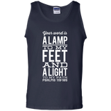 MeditateHealing.com | Bible Verse Men 100% Cotton Tank Top