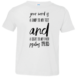 MeditateHealing.com | Bible Verse Toddler Jersey T-Shirt