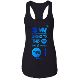 Bible Verses Ladies Ideal Racerback Tank - "Psalm 61:2" Design 9 - Meditate Healing Christian Store