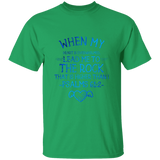 Bible Verse Men 5.3 oz. T-Shirt - "Psalm 61:2" Design 17 - Meditate Healing Christian Store