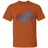 Bible Verse Men 5.3 oz. T-Shirt - "Psalm 61:2" Design 12 - Meditate Healing Christian Store