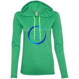 Bible Verse Ladies' Long Sleeve T-Shirt Hoodie - "Psalm 61:2" Design 15 - Meditate Healing Christian Store