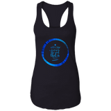 Bible Verses Ladies Ideal Racerback Tank - "Psalm 61:2" Design 15 - Meditate Healing Christian Store