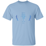 Bible Verse Men 5.3 oz. T-Shirt - "Psalm 61:2" Design 10 - Meditate Healing Christian Store