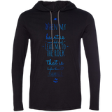 Bible Verse Men Long Sleeve T-Shirt Hoodie - "Psalm 61:2" Design 3 - Meditate Healing Christian Store