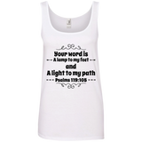 MeditateHealing.com | Bible Verse Ladies' 100% Ringspun Cotton Tank Top