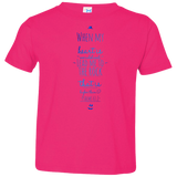 Bible Verse Toddler Jersey T-Shirt - "Psalms 61:2" Design 3 - Meditate Healing Christian Store