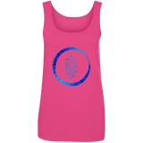Bible Verses Ladies' 100% Ringspun Cotton Tank Top - "Psalm 61:2" Design 15 - Meditate Healing Christian Store