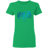 Bible Verses Ladies' 5.3 oz. T-Shirt - "Psalms 61:2" Design 12 - Meditate Healing Christian Store