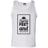 MeditateHealing.com | Bible Verse Men 100% Cotton Tank Top
