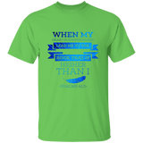 Bible Verse Men 5.3 oz. T-Shirt - "Psalm 61:2" Design 13 - Meditate Healing Christian Store