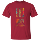 Bible Verse Men 5.3 oz. T-Shirt - "Psalm 73:26" Design 19 - Meditate Healing Christian Store