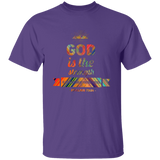 Bible Verse Men 5.3 oz. T-Shirt - "Psalm 73:26" Design 2 - Meditate Healing Christian Store