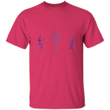 Bible Verse Men 5.3 oz. T-Shirt - "Psalm 61:2" Design 10 - Meditate Healing Christian Store