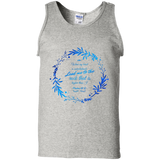 Bible Verse Men 100% Cotton Tank Top - "Psalm 61:2" Design 19 - Meditate Healing Christian Store