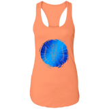 Bible Verses Ladies Ideal Racerback Tank - "Psalm 61:2" Design 16 - Meditate Healing Christian Store