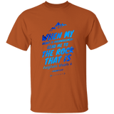 Bible Verse Men 5.3 oz. T-Shirt - "Psalm 61:2" Design 14 - Meditate Healing Christian Store