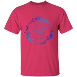 Bible Verse Men 5.3 oz. T-Shirt - "Psalm 61:2" Design 19 - Meditate Healing Christian Store
