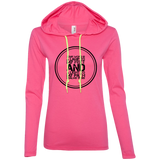 Bible Verse Ladies' Long Sleeve T-Shirt Hoodie - "Psalm 119:105" Design 8 (Black Font) - Meditate Healing Christian Store