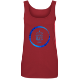Bible Verses Ladies' 100% Ringspun Cotton Tank Top - "Psalm 61:2" Design 15 - Meditate Healing Christian Store