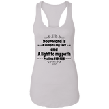 MeditateHealing.com | Bible Verses Ladies Ideal Racerback Tank