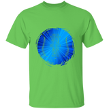 Bible Verse Men 5.3 oz. T-Shirt - "Psalm 61:2" Design 16 - Meditate Healing Christian Store
