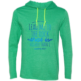 Bible Verse Men Long Sleeve T-Shirt Hoodie - "Psalm 61:2" Design 7 - Meditate Healing Christian Store