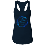 Bible Verses Ladies Ideal Racerback Tank - "Psalm 61:2" Design 19 - Meditate Healing Christian Store