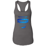Bible Verses Ladies Ideal Racerback Tank - "Psalm 61:2" Design 13 - Meditate Healing Christian Store