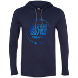 Bible Verse Men Long Sleeve T-Shirt Hoodie - "Psalm 61:2" Design 8 - Meditate Healing Christian Store