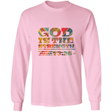 Bible Verse Long Sleeve Ultra Cotton T-Shirt - "Psalm 73:26" Design 3 - Meditate Healing Christian Store
