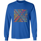 Bible Verse Long Sleeve Ultra Cotton T-Shirt - "Psalm 73:26" Design 5 - Meditate Healing Christian Store