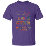 Bible Verse Men 5.3 oz. T-Shirt - "Psalm 73:26" Design 15 - Meditate Healing Christian Store