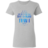 Bible Verses Ladies' 5.3 oz. T-Shirt - "Psalms 61:2" Design 11 - Meditate Healing Christian Store