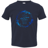 Bible Verse Toddler Jersey T-Shirt - "Psalms 61:2" Design 19 - Meditate Healing Christian Store