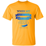 Bible Verse Men 5.3 oz. T-Shirt - "Psalm 61:2" Design 13 - Meditate Healing Christian Store