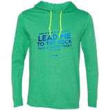 Bible Verse Men Long Sleeve T-Shirt Hoodie - "Psalm 61:2" Design 12 - Meditate Healing Christian Store