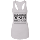 MeditateHealing.com | Bible Verses Ladies Ideal Racerback Tank