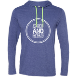 Bible Verse Men Long Sleeve T-Shirt Hoodie - "Psalm 119:105" Design 8 (White Font) - Meditate Healing Christian Store