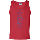 Bible Verse Men 100% Cotton Tank Top - "Psalm 61:2" Design 3 - Meditate Healing Christian Store