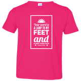 MeditateHealing.com | Bible Verse Toddler Jersey T-Shirt