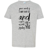 MeditateHealing.com | Bible Verse Toddler Jersey T-Shirt