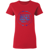 Bible Verses Ladies' 5.3 oz. T-Shirt - "Psalm 61:2" Design 8 - Meditate Healing Christian Store